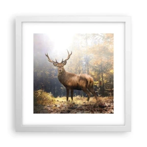 Plakát v bílém rámu - Plné důstojnosti - 30x30 cm