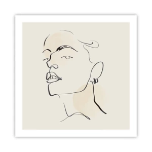 Plakát - Hrdý pohled - 60x60 cm