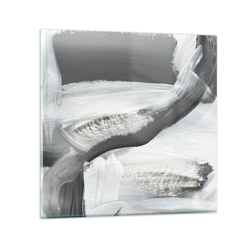 Obraz na skle - Pevným pohybem - 50x50 cm