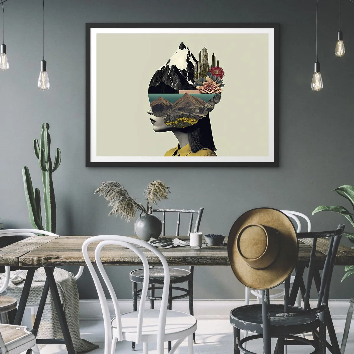 Plakát v černém rámu - Žena – vždy tajemství - 70x50 cm