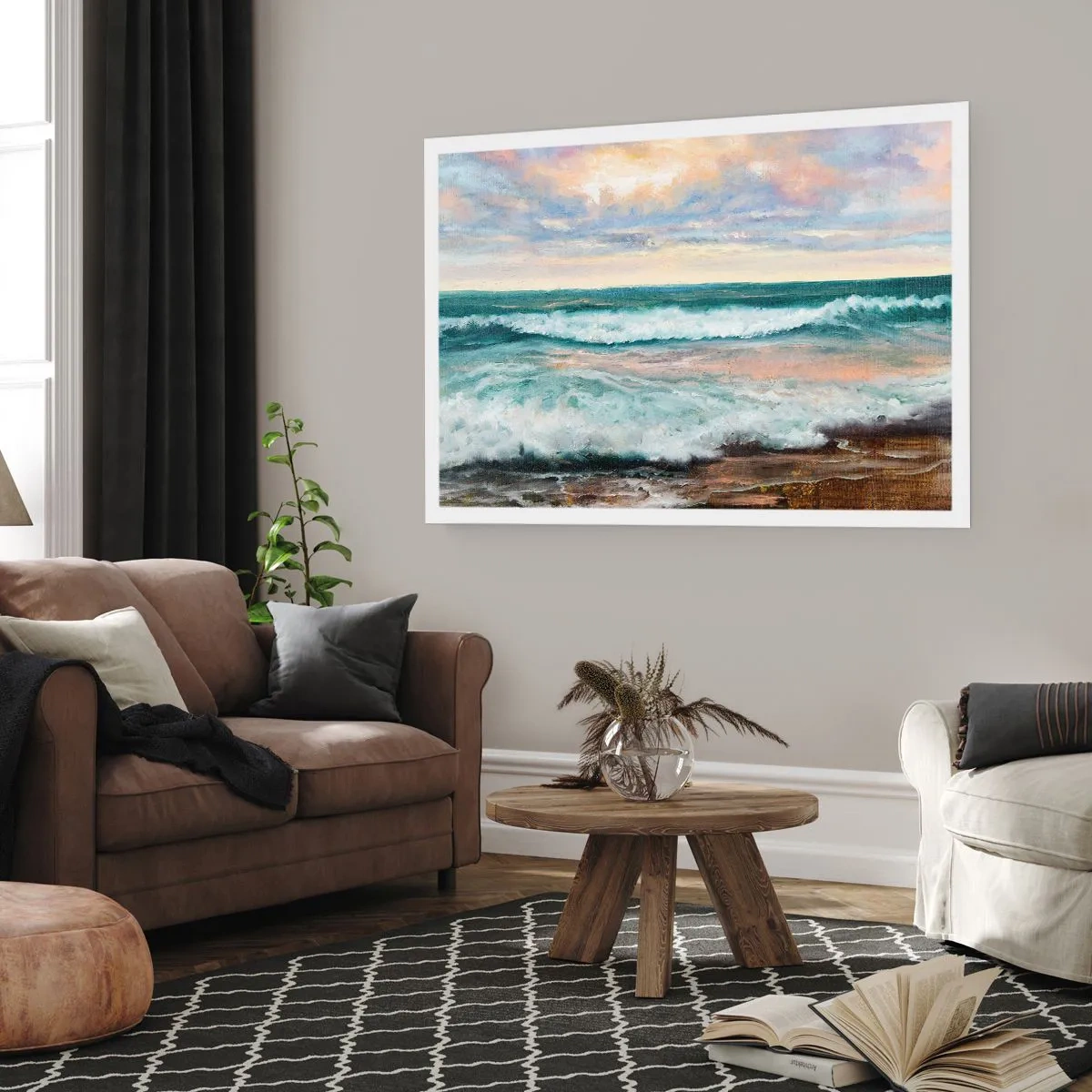 Plakát - Tady uhladíš duši - 100x70 cm