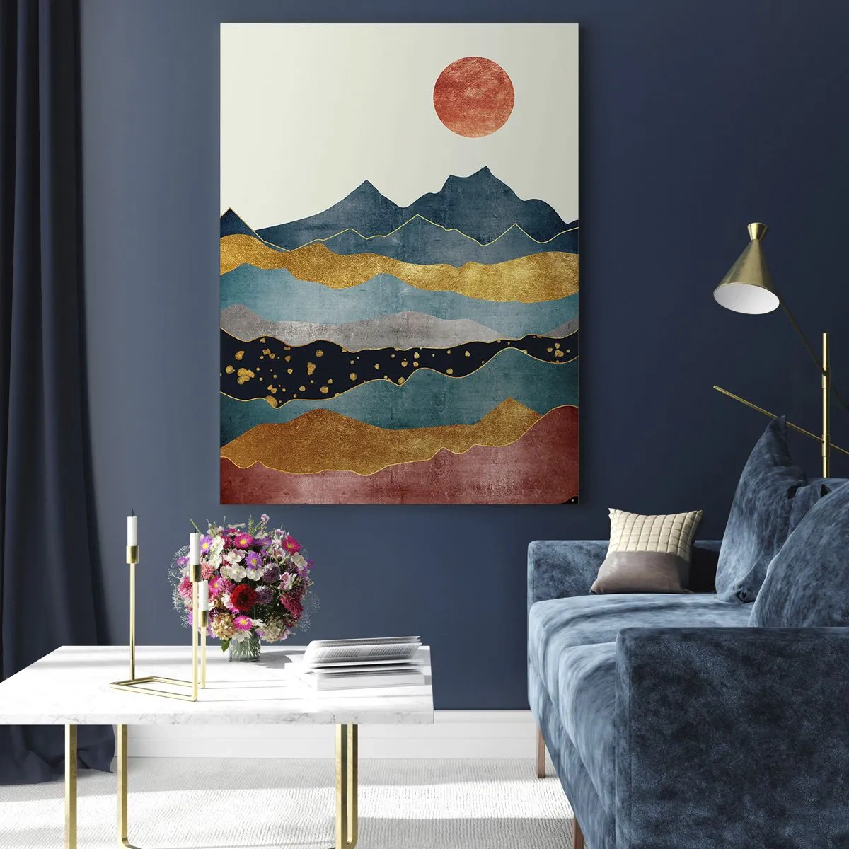 Obraz na skle - Průřez světem - 50x70 cm