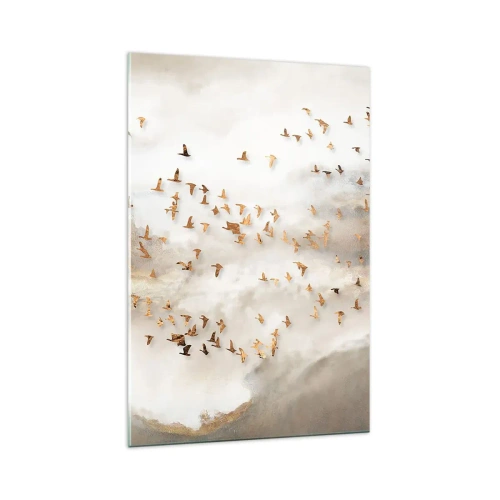 Obraz na skle - Je čas… - 70x100 cm
