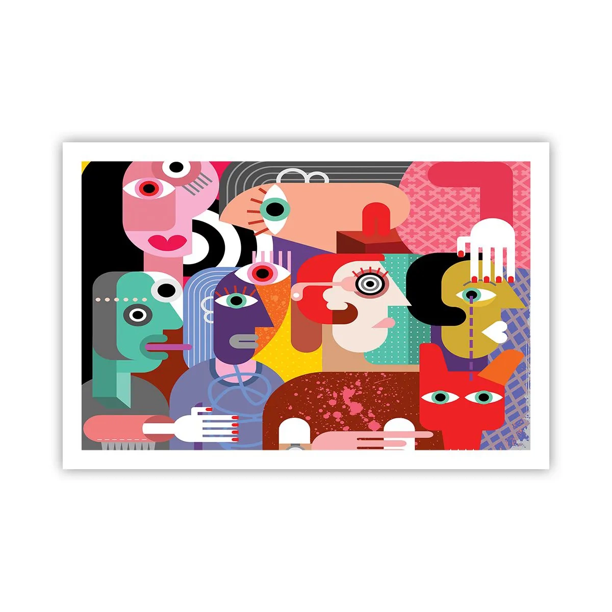 Plakát - My od pána Picassa - 91x61 cm