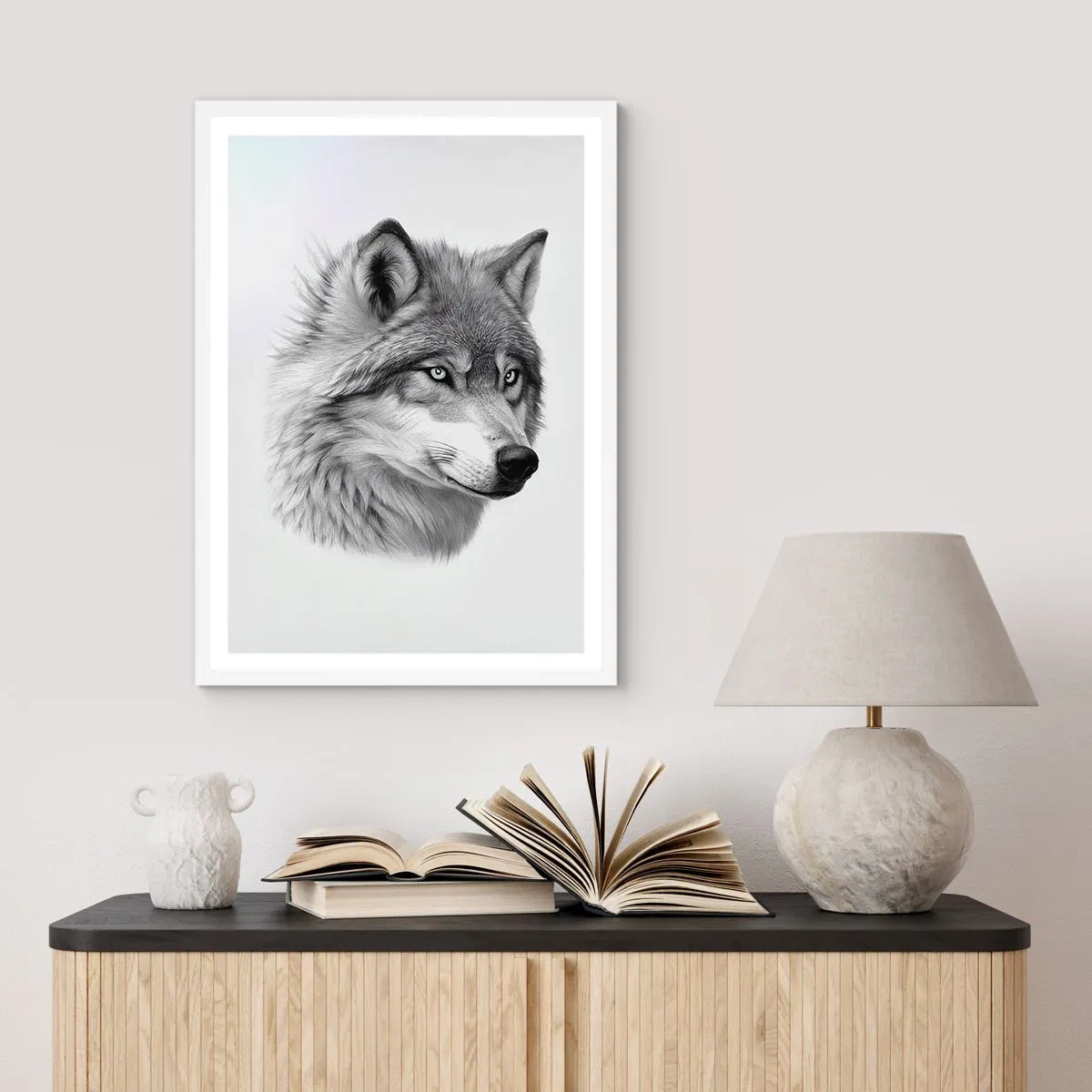 Plakát v bílém rámu - Alfa – bezpochybně - 61x91 cm