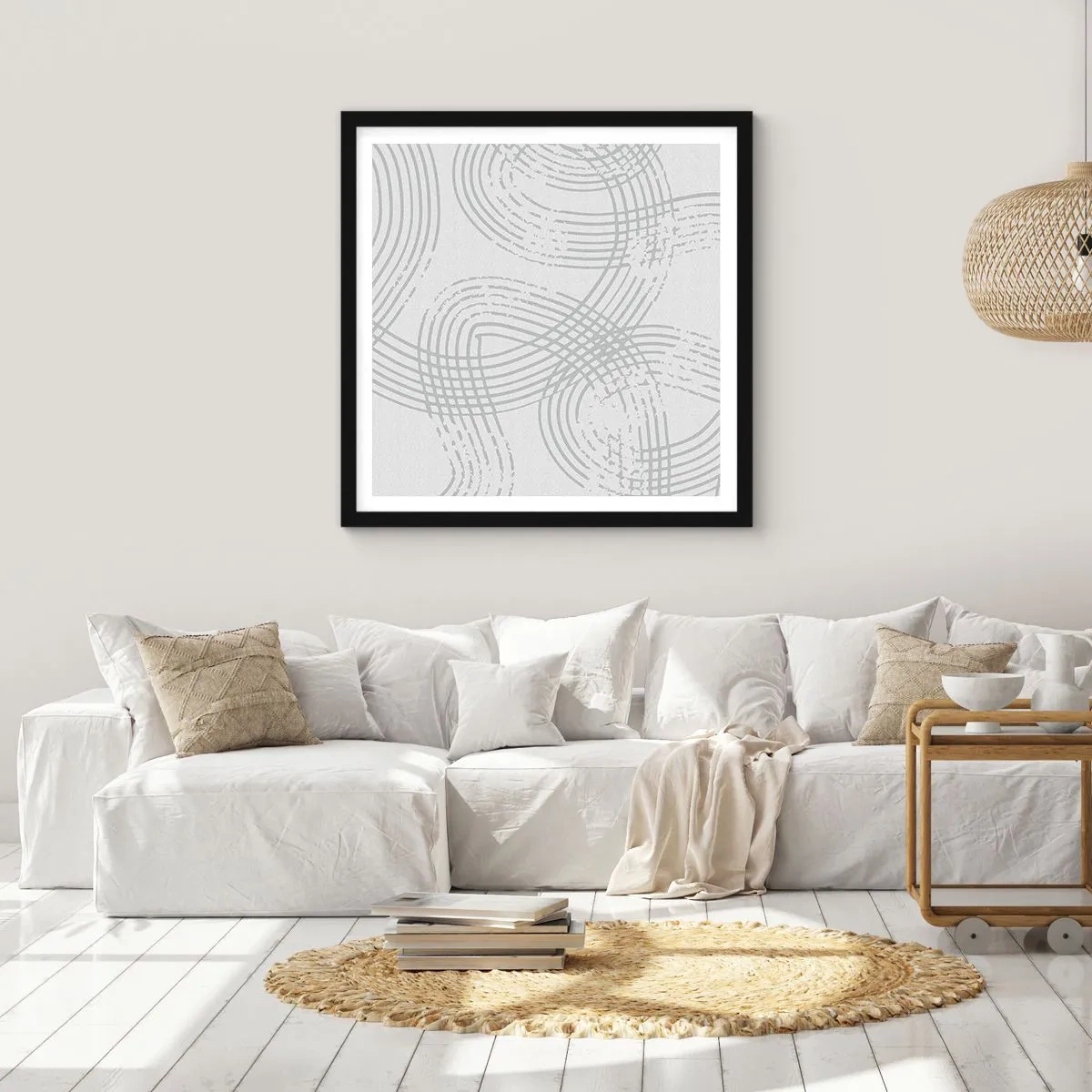 Plakát v černém rámu - Snadné východisko neexistuje - 60x60 cm
