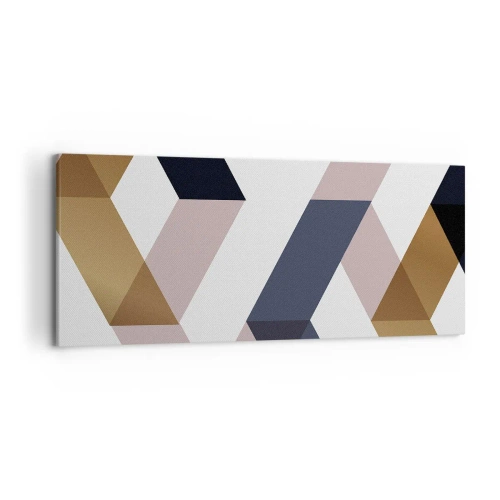 Obraz na plátně - Roviny a úhly - 120x50 cm