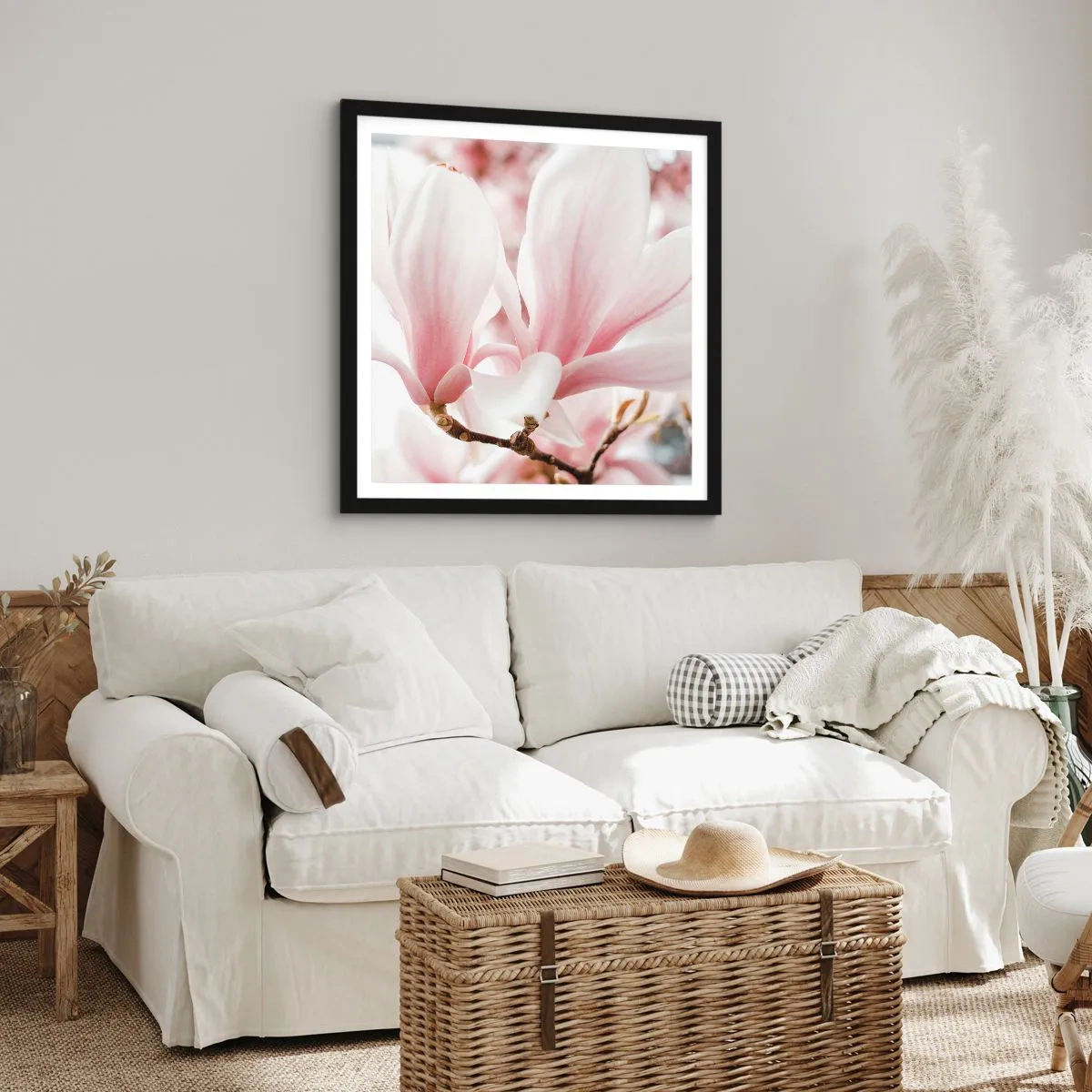 Plakát v černém rámu - Nesmírnost něžnosti - 60x60 cm