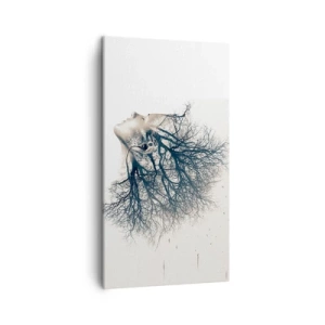 Obraz na plátně - Okouzlená šepotem stromu - 45x80 cm