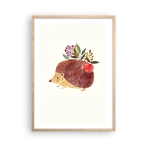 Plakát v rámu světlý dub - A už mě máš rád - 50x70 cm