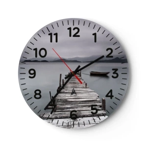 Nástěnné hodiny - Zítra můžeš vyrazit - 30x30 cm