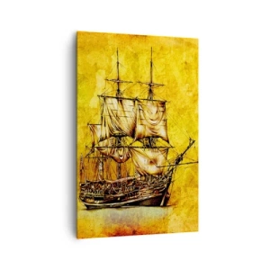 Obraz na plátně - Směr Tortuga! - 80x120 cm
