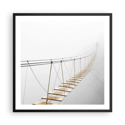 Plakát v černém rámu - Kam vás zavede? - 60x60 cm