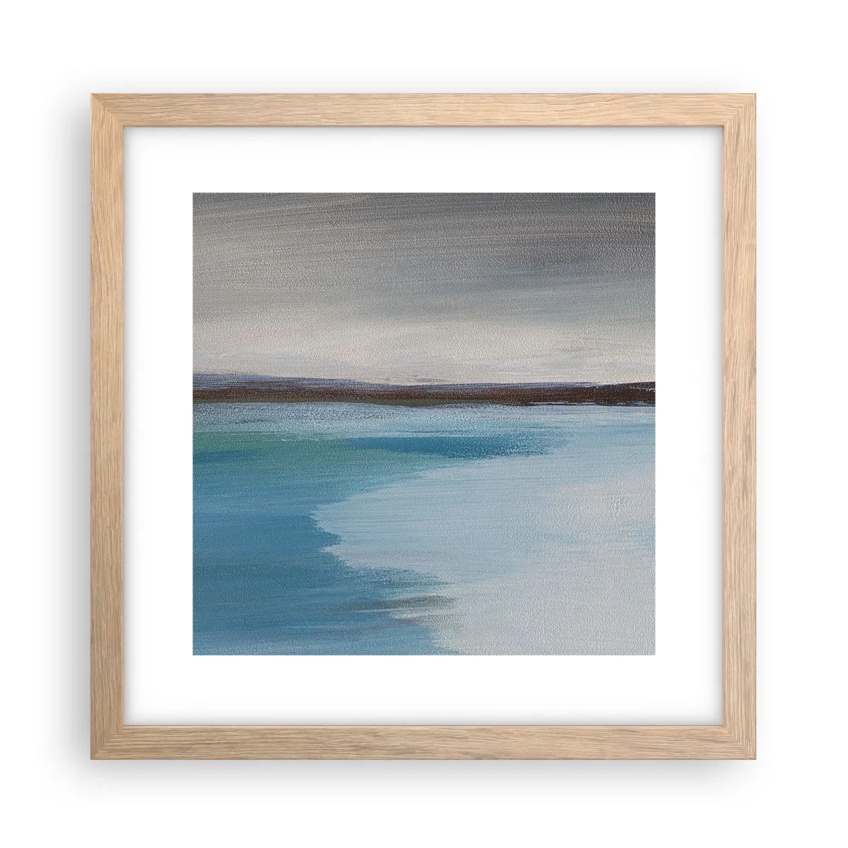 Plakát v rámu světlý dub - Horizontální krajina - 30x30 cm