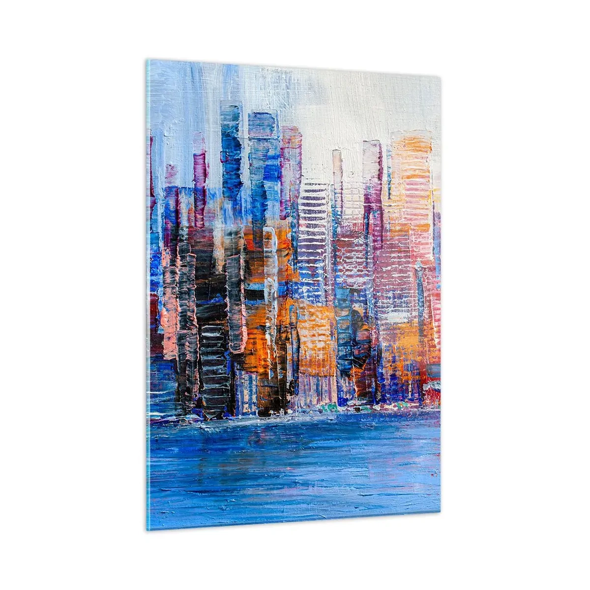 Obraz na skle - Radostná metropole - 50x70 cm