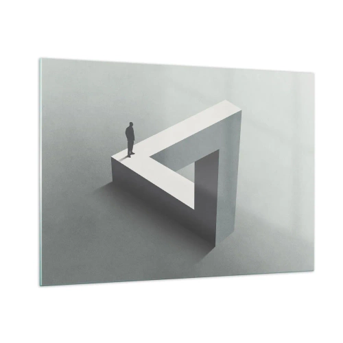 Obraz na skle - A přece je to možné - 100x70 cm