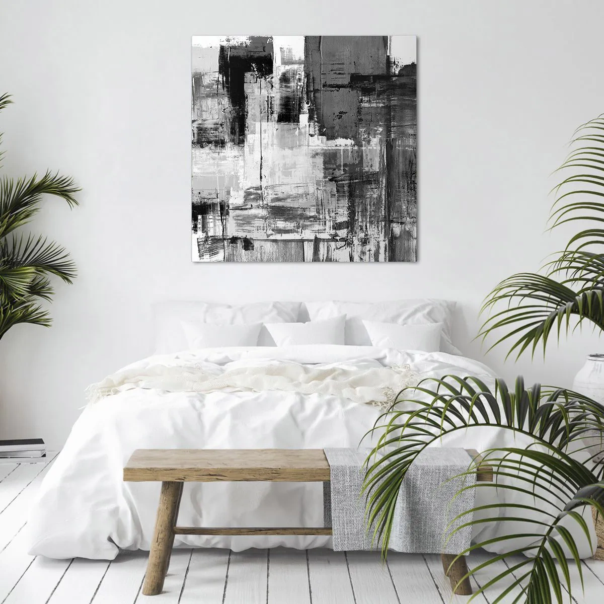 Obraz na plátně - Šedé je krásné - 60x60 cm