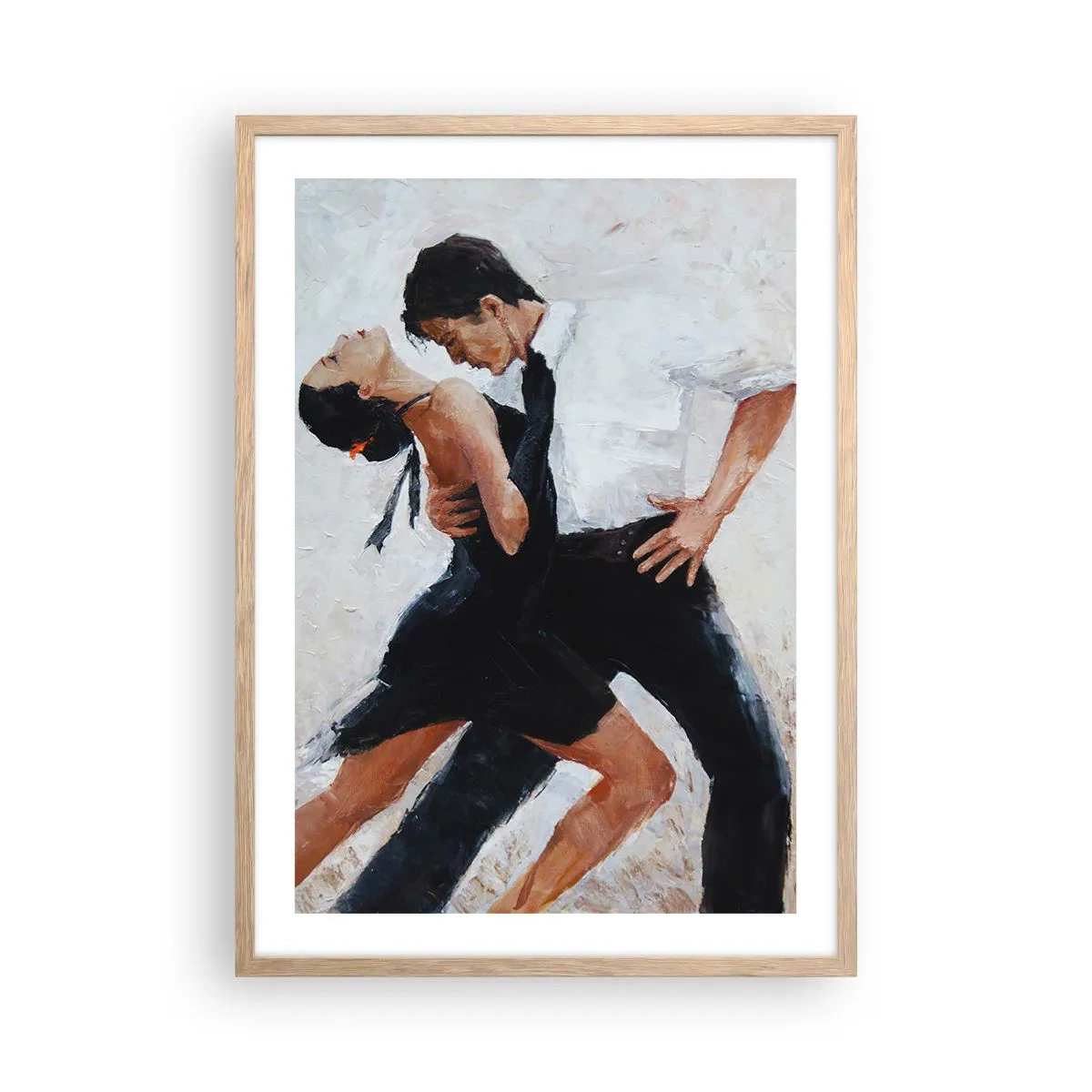 Plakát v rámu světlý dub - Tango mých tužeb a snů - 50x70 cm