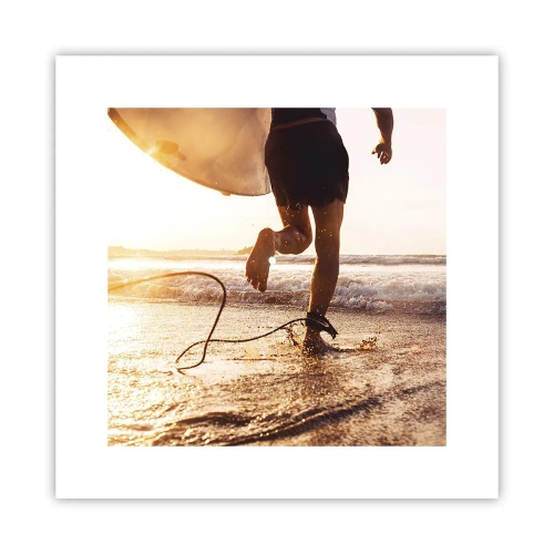 Plakát - Vstříc vlně - 30x30 cm