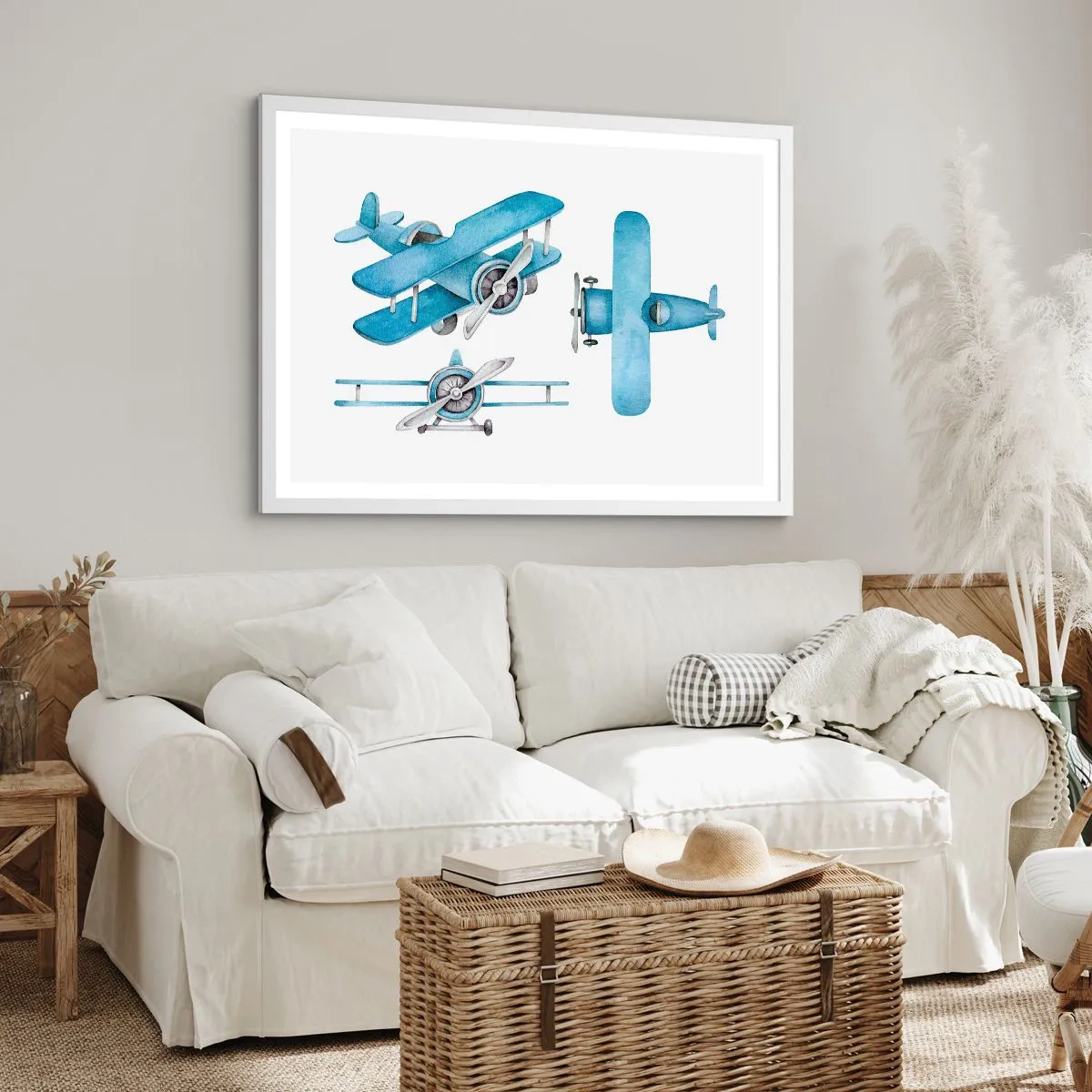 Plakát v bílém rámu - Rozený vítěz - 91x61 cm