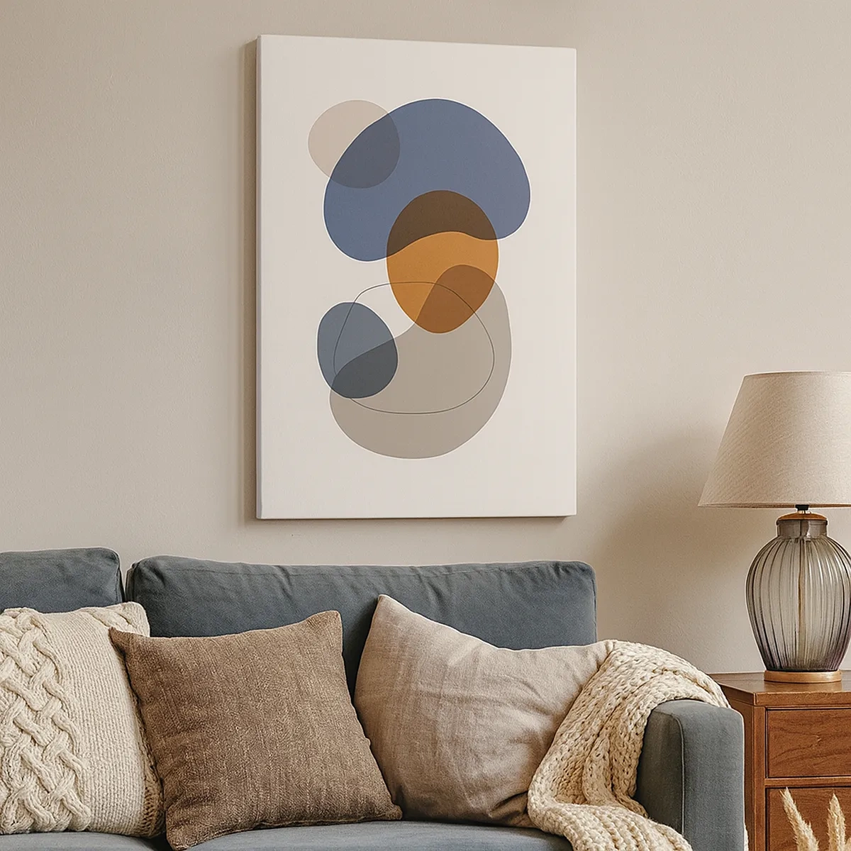 Obraz na plátně - Kapky barev - 50x70 cm