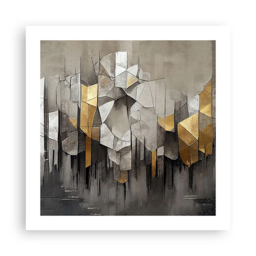 Plakát - Kompozice z ledu a světla - 50x50 cm