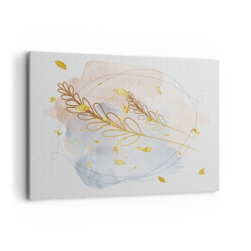 Obraz na plátně - Zlatý závan - 100x70 cm