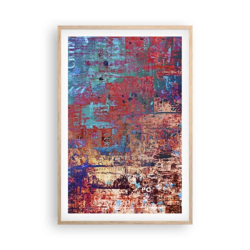 Plakát v rámu světlý dub - Paměť a zapomnění - 61x91 cm