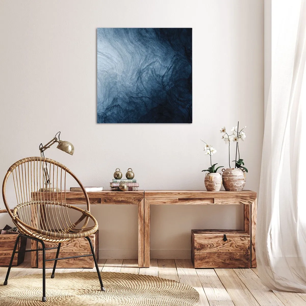 Obraz na plátně - Sáhnout do hlubin - 60x60 cm