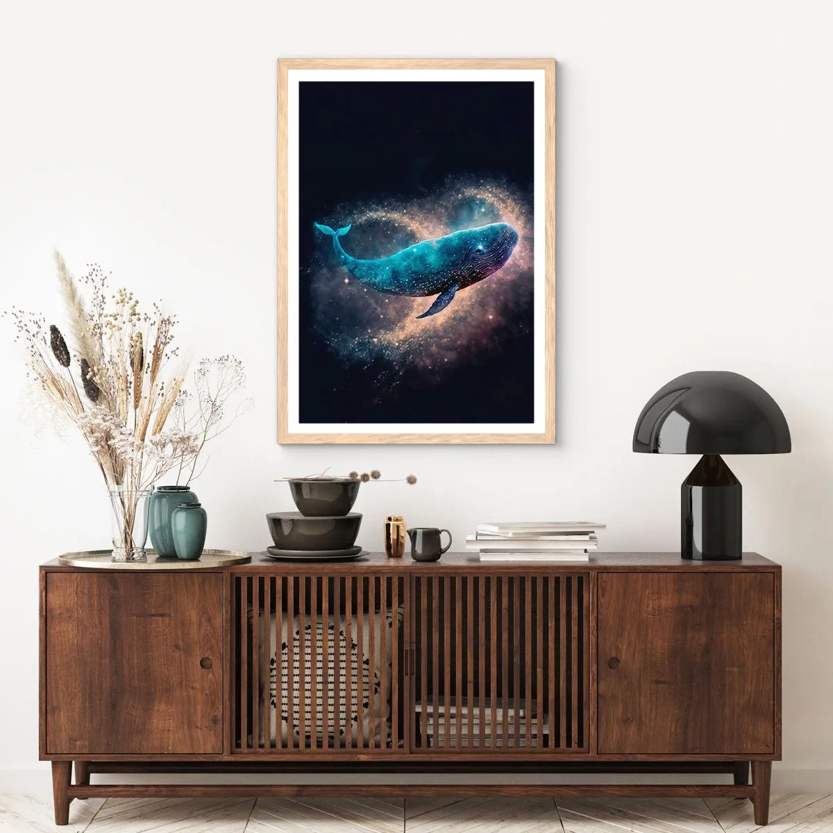 Plakát v rámu světlý dub - Je takový svět… - 70x100 cm