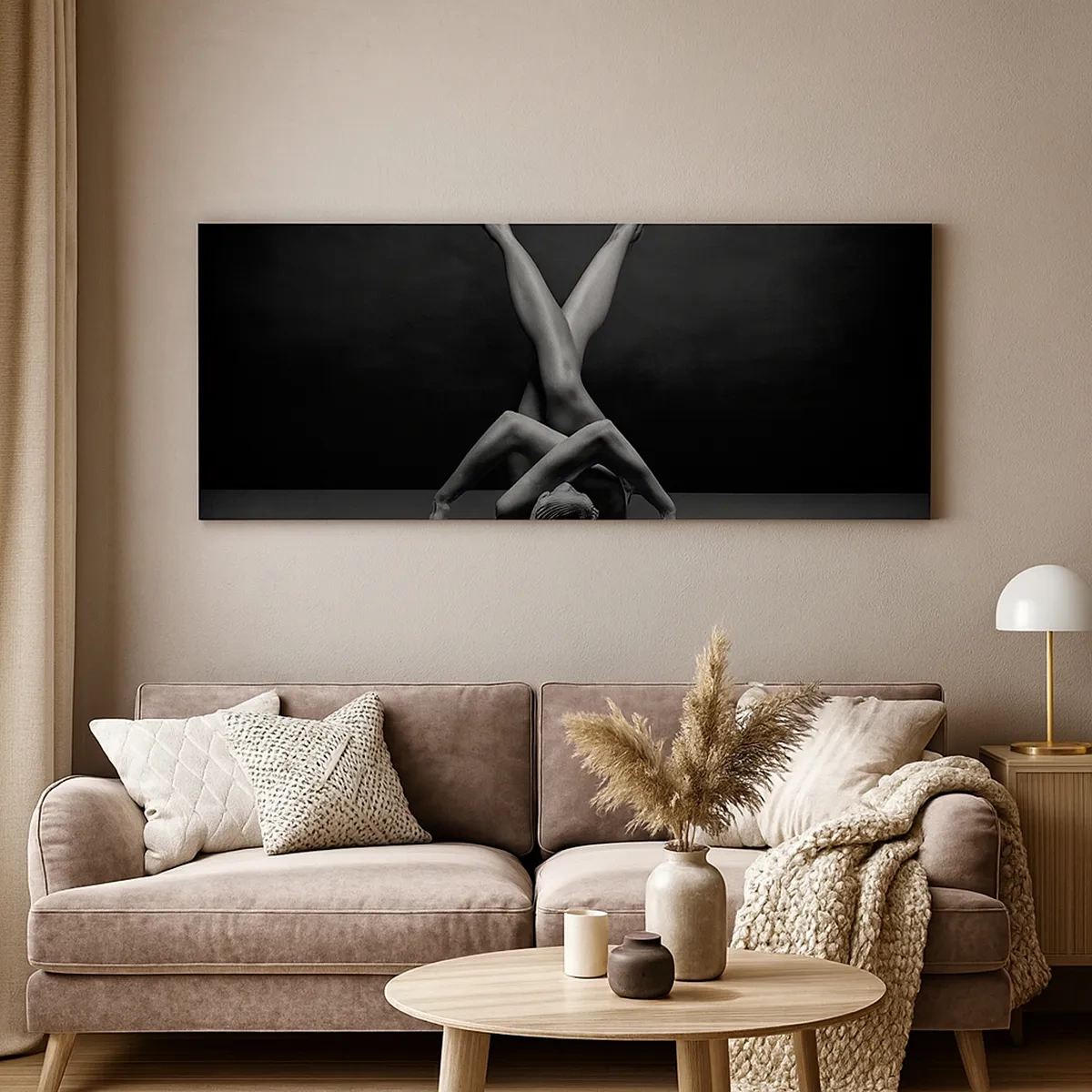 Obraz na plátně - Geometrie nahoty - 30x30 cm