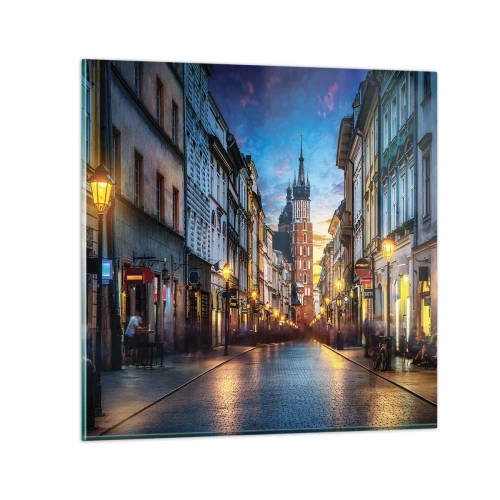 Obraz na skle - Krakovský půvab - 30x30 cm