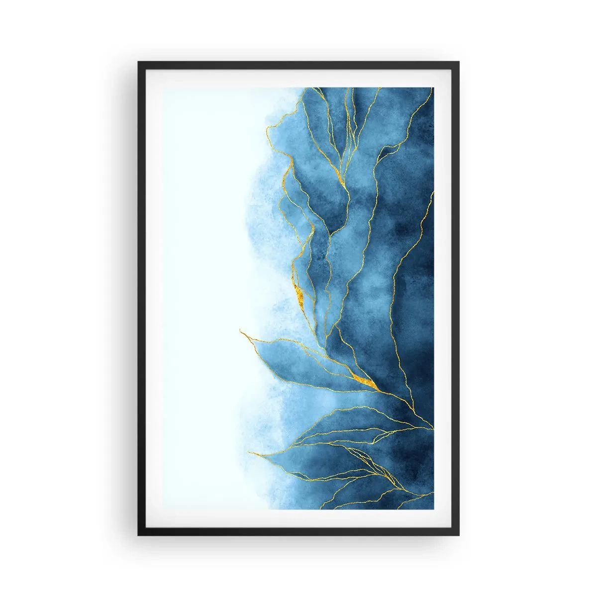 Plakát v černém rámu - Blankyt ve zlatě - 61x91 cm