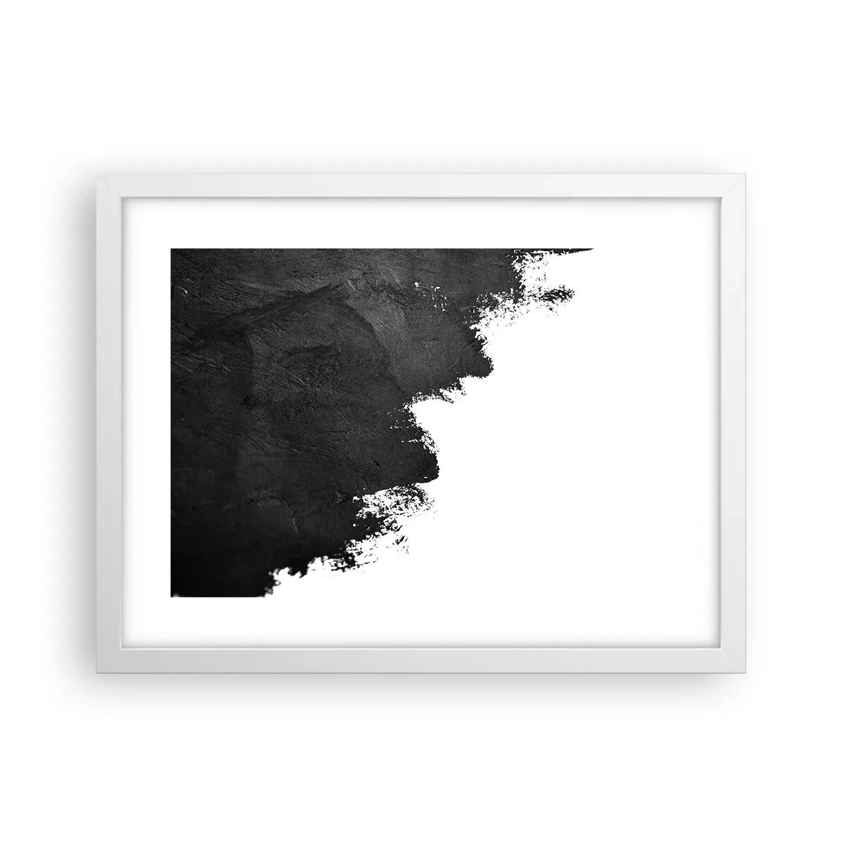 Plakát v bílém rámu - Živly: země - 40x30 cm