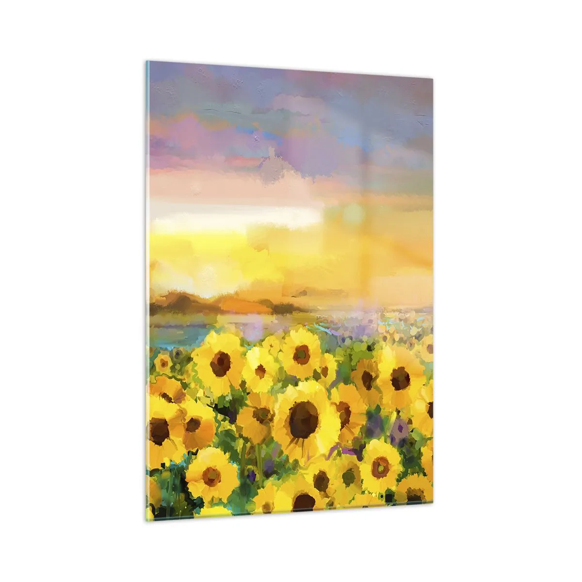 Obraz na skle - Samotné slunce sestoupilo na zem - 50x70 cm