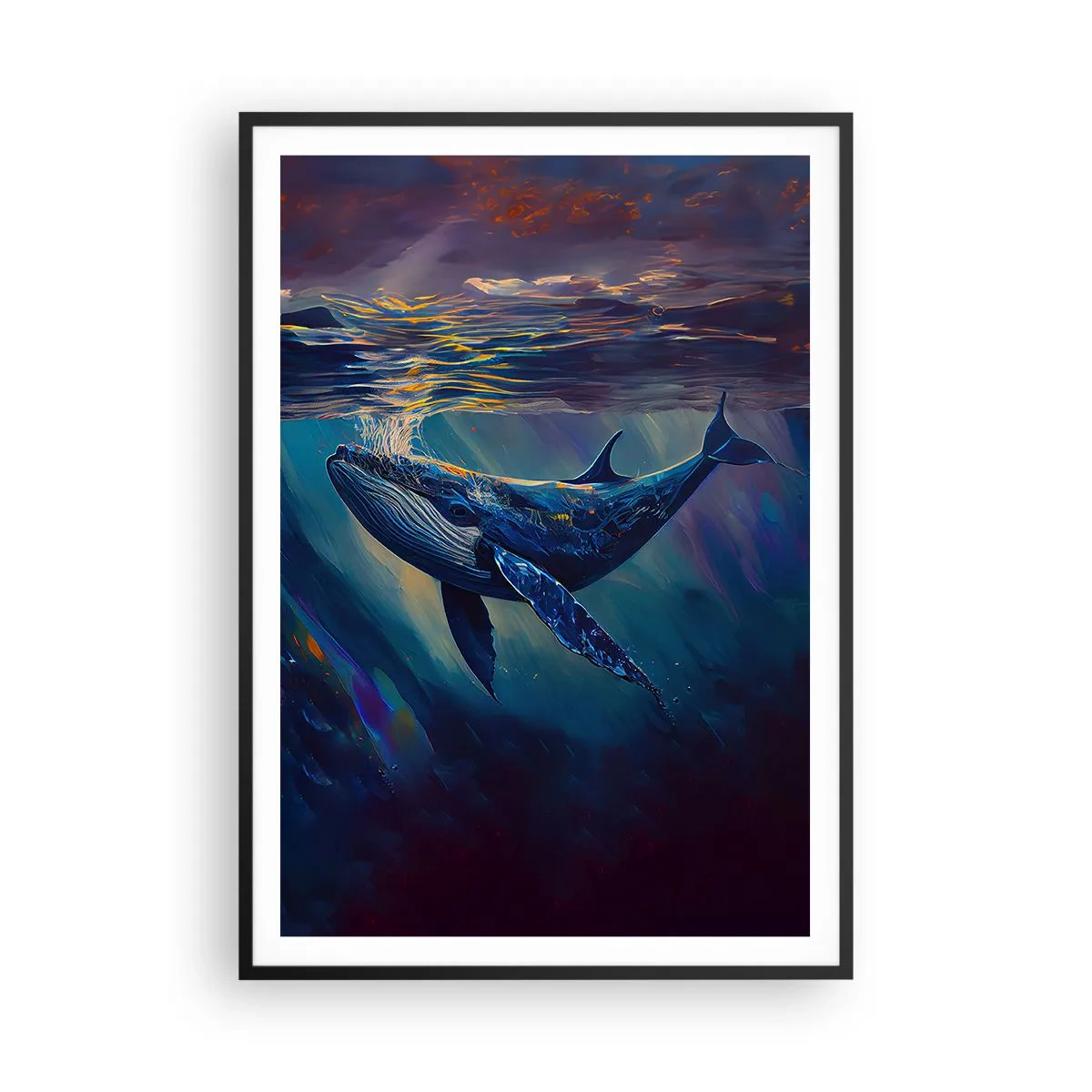 Plakát v černém rámu - Vítej v mém světě - 70x100 cm