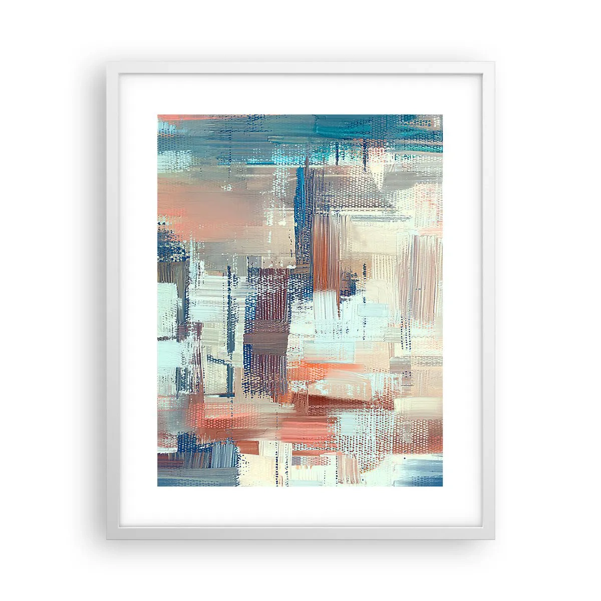 Plakát v bílém rámu - Dostat se ke světlu - 40x50 cm
