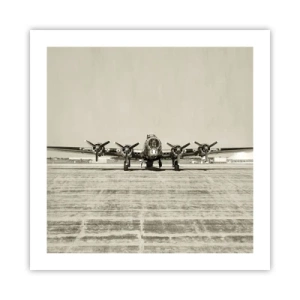 Plakát - Jako vždy připraven - 50x50 cm