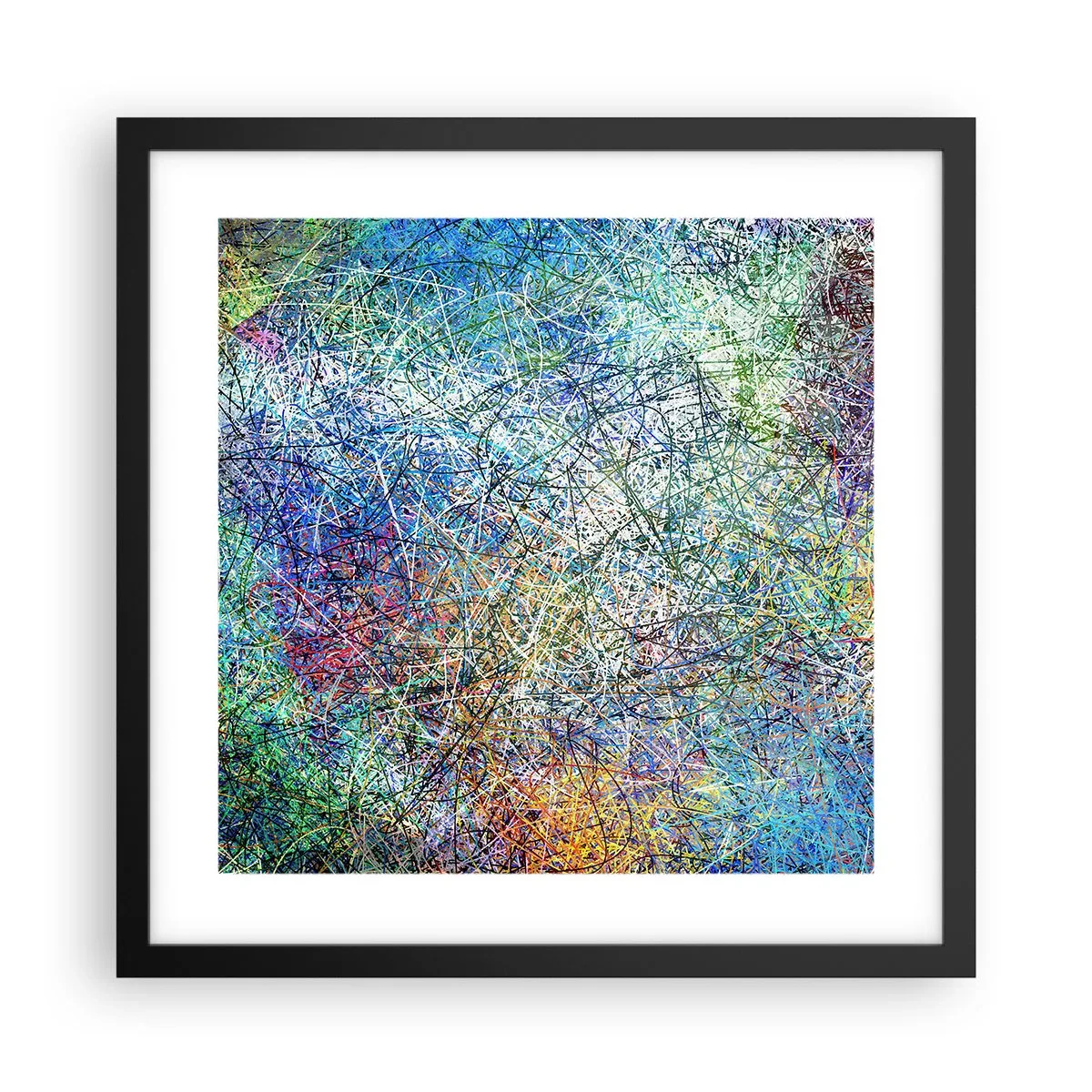 Plakát v černém rámu - To není tak jednoduché - 40x40 cm