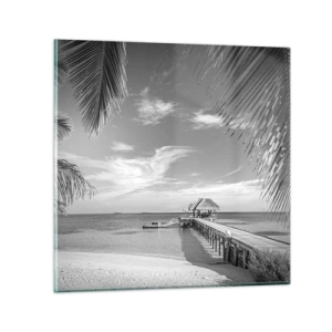 Obraz na skle - Vzpomínka nebo sen? - 50x50 cm