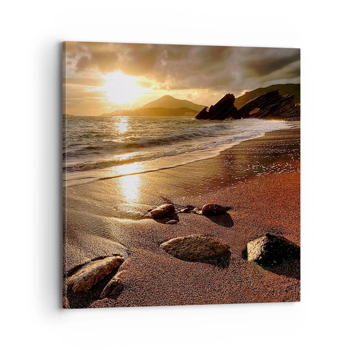 Obraz na plátně - Jdi za sluncem k výšinám - 70x70 cm