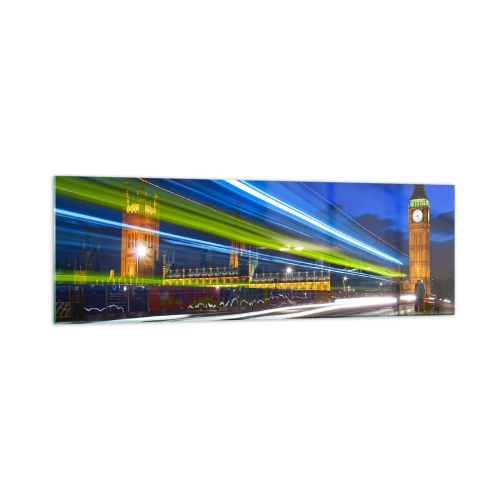 Obraz na skle - Pod dohledem Big Bena - 160x50 cm