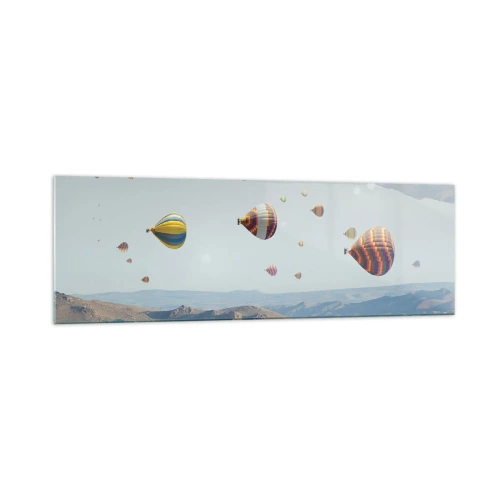 Obraz na skle - Zde je možné vše - 160x50 cm