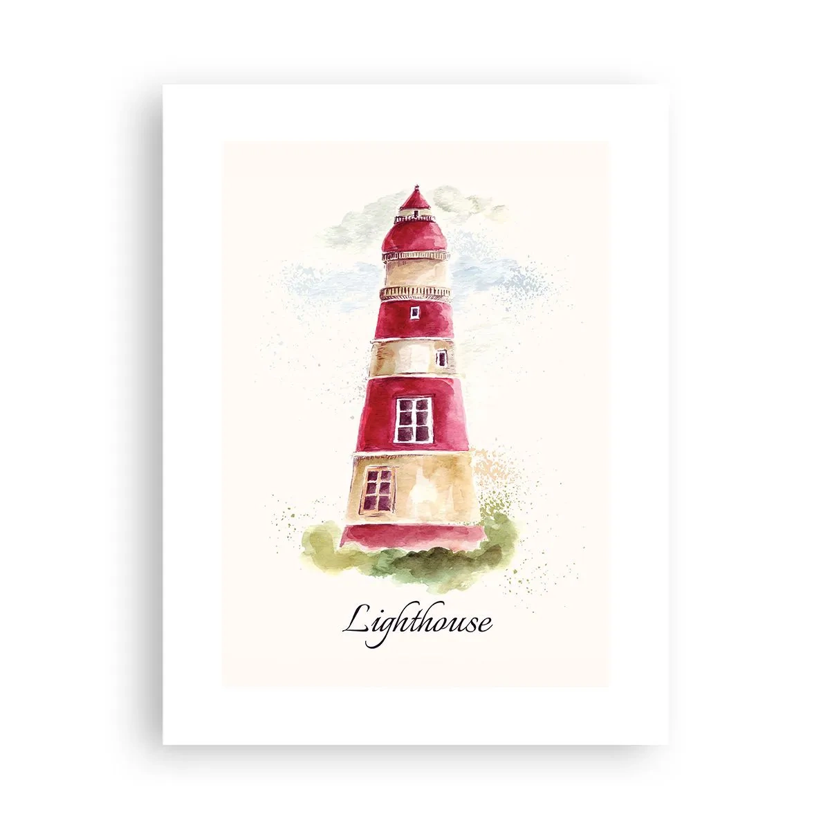 Plakát - Tady je vždy počasí - 30x40 cm