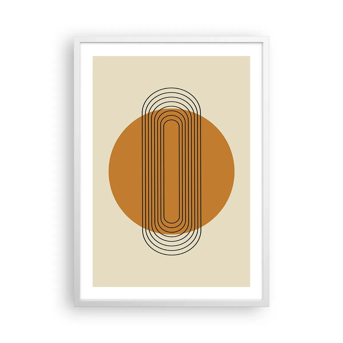 Plakát v bílém rámu - Dokonalý plán - 50x70 cm