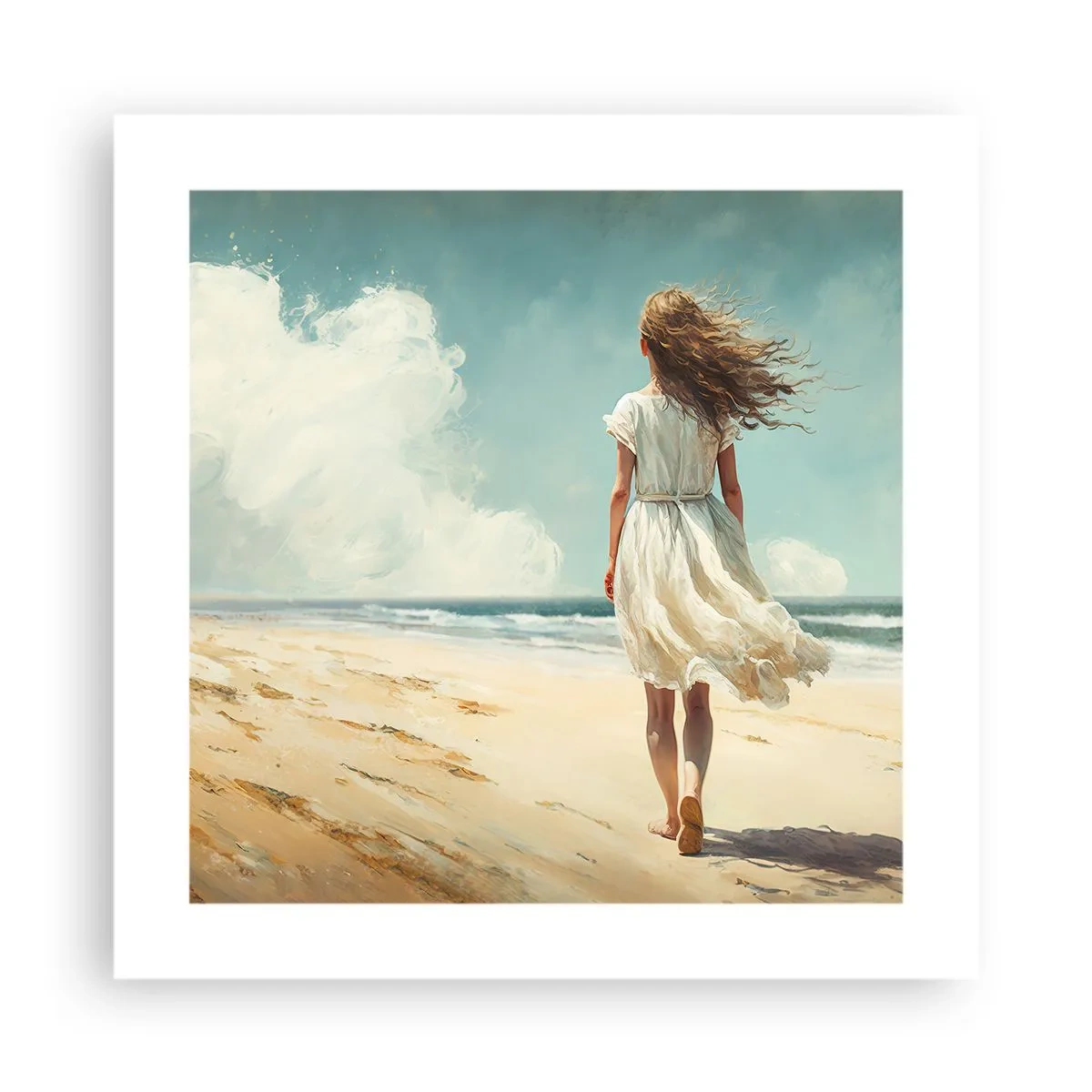 Plakát - Směrem k slunci a větru - 40x40 cm