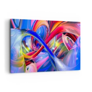 Obraz na plátně - Tanec barev - 100x70 cm