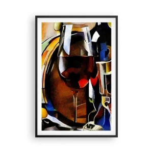 Plakát v černém rámu - I svět dostává barvy - 61x91 cm