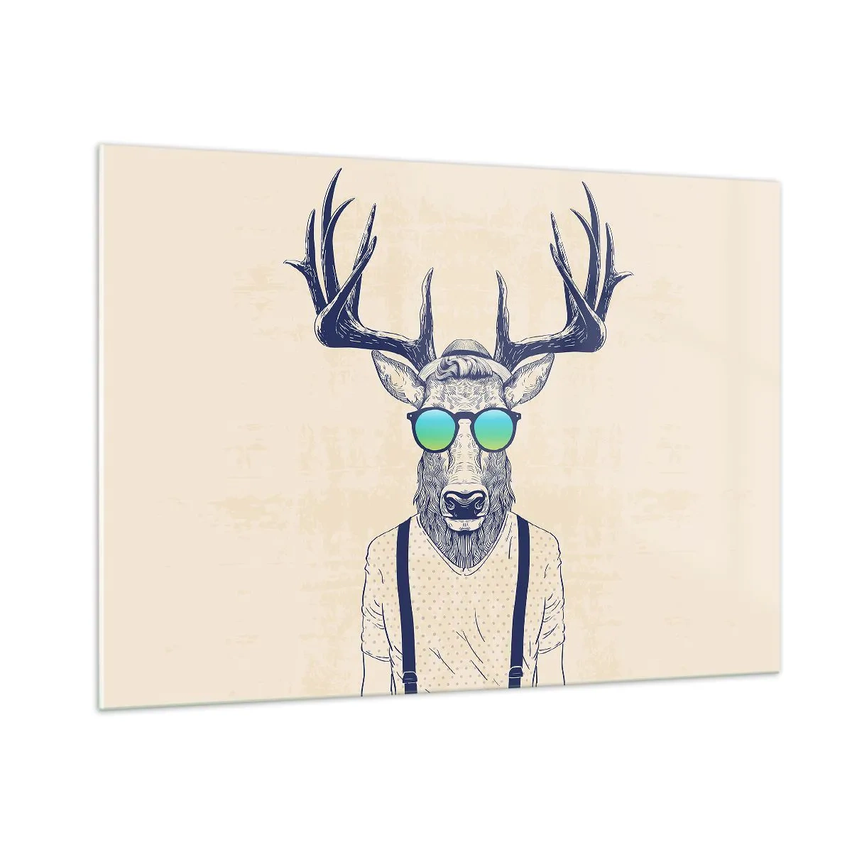 Obraz na skle - A koho jsi čekal? - 100x70 cm