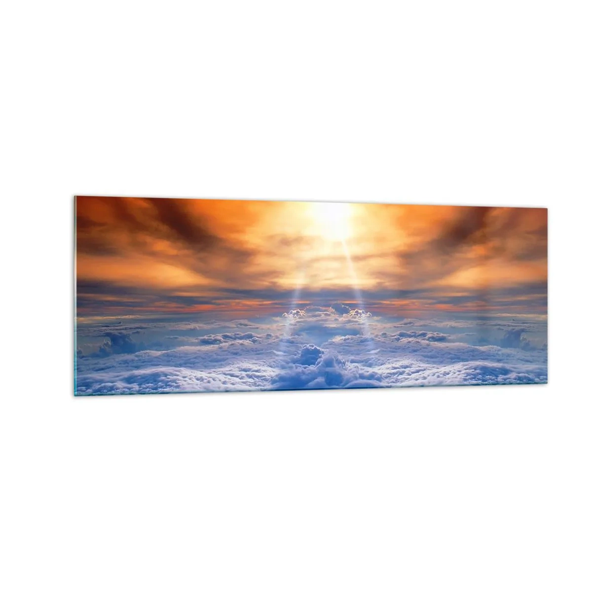 Obraz na skle - Mystická krajina - 140x50 cm